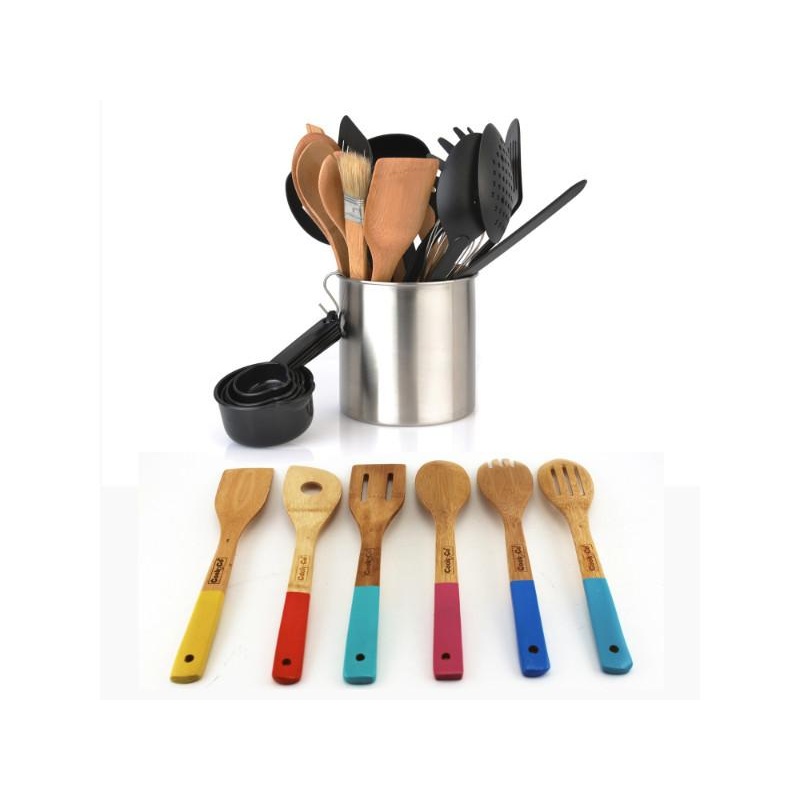 BergHOFF Studio 29pc Nylon and Bamboo Tool Set