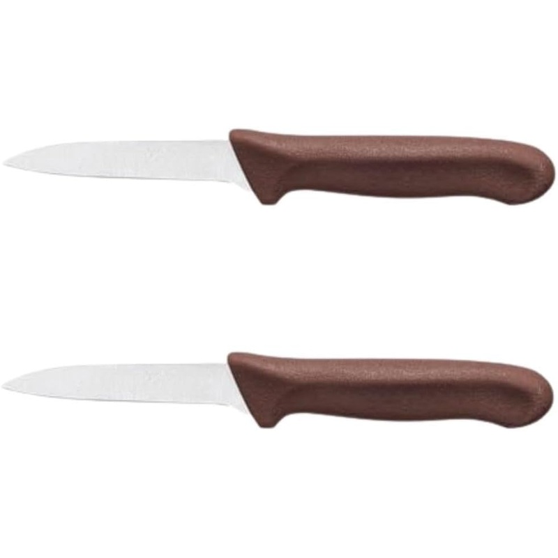 Blade Paring Knife German Steel Handle Set of 2- Small Fruit Knife Razor Sharp Pairing Knives Kitchen Knives for Fruits Vegetables Home Kitchen Restaurants