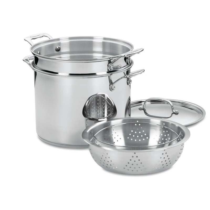 Cuisinart Chef’s Classic Stainless 12 Qt. Pasta/Steamer Set (4-Pc.)