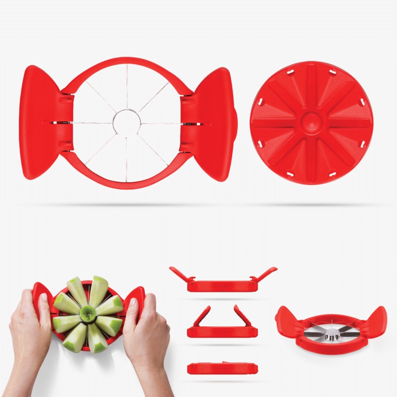 Flapple Apple Slicer – Red