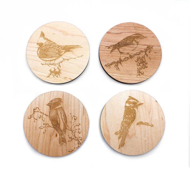 JK Adams Laura Zindel Maple Coasters