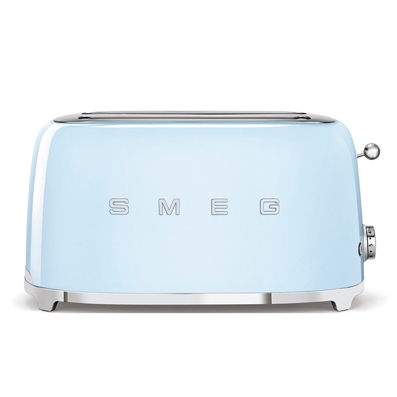Smeg 50’s Retro Style Aesthetic 4×2 Slice Pastel Blue Toaster