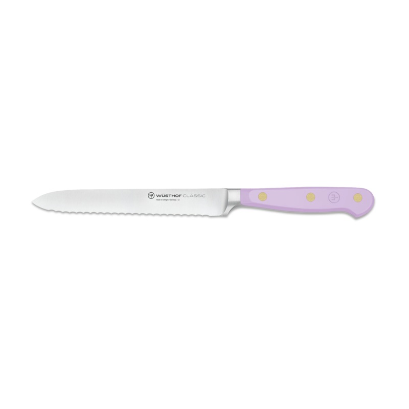Wusthof 5″ Classic Serrated Knife- Purple Yam