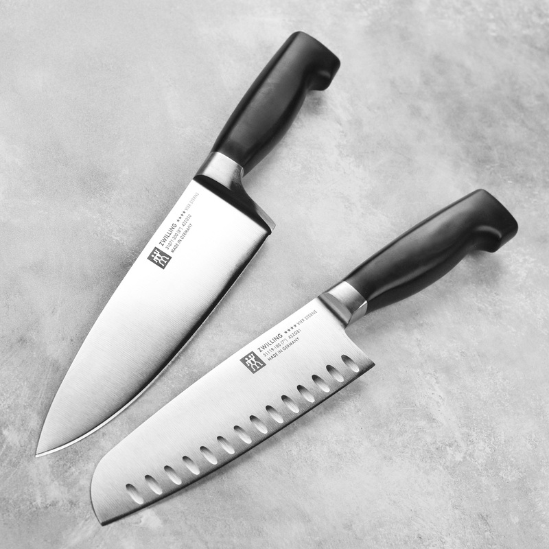 Zwilling Four Star Chef’s & Santoku Knife Set