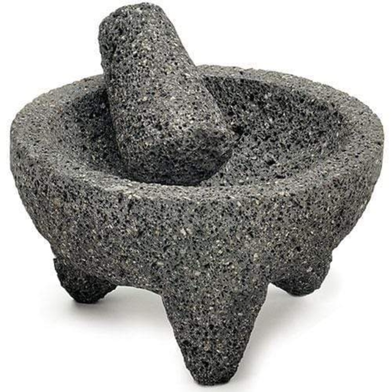 Authentic Mexican Lava Molcajete