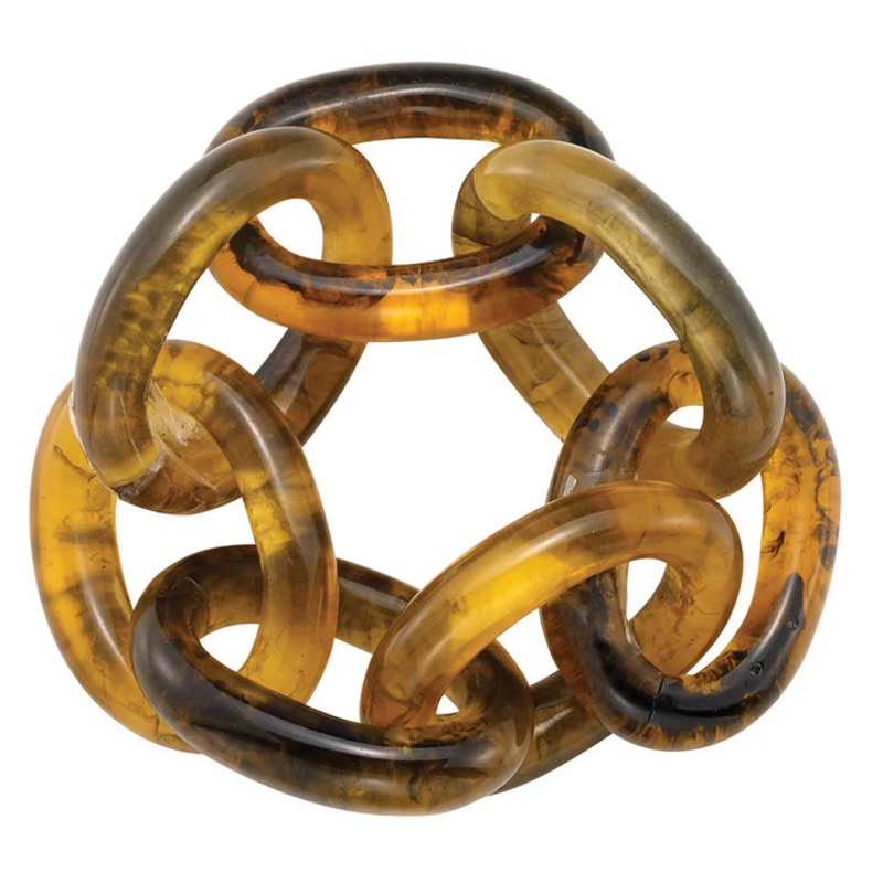 Bodrum Chain Napkin Ring Tortoise
