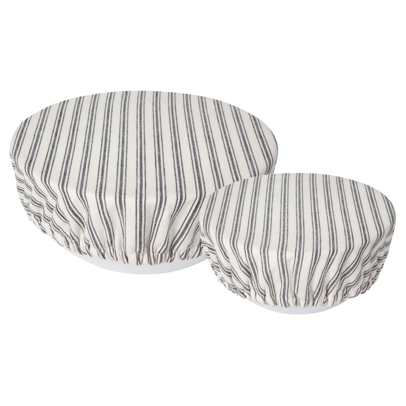 Bowl Cover Set – Ticking Stripe