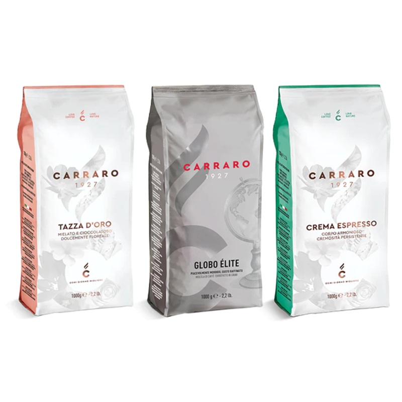 Caffe Carraro Whole Bean Espresso Sampler
