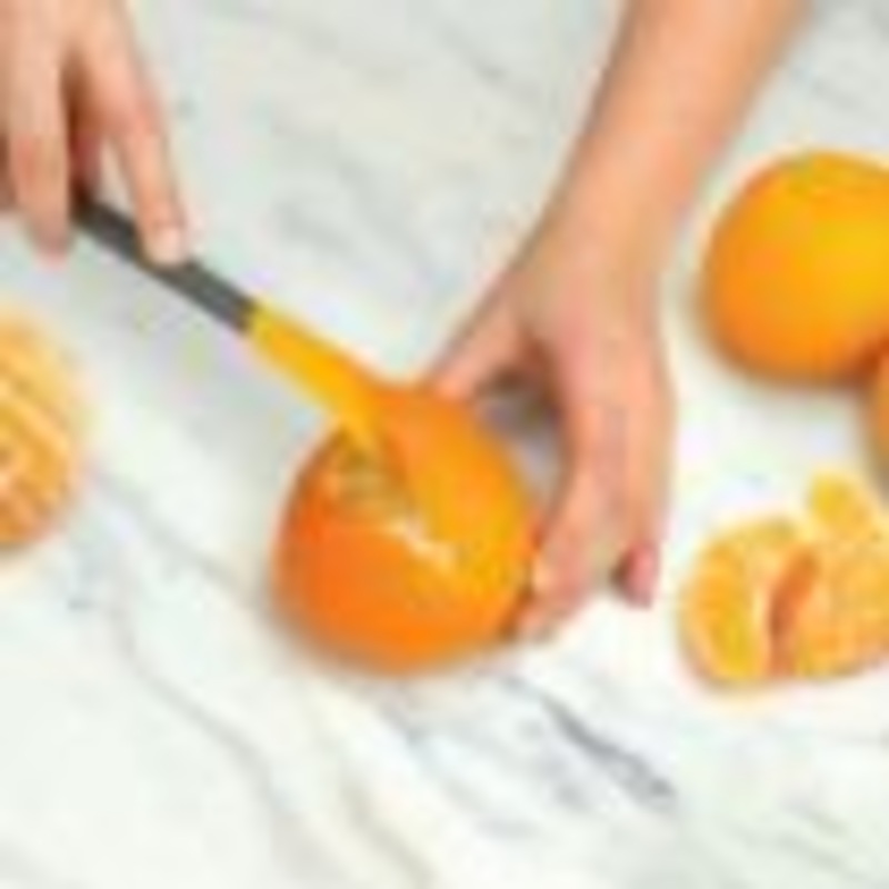 Tovolo 2-n-1 Citrus Tool – Orange Peel