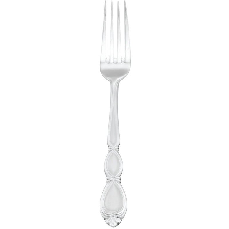 Walco 22051 Dramatique 8 1/4″ 18/10 Stainless Steel Extra Heavy Weight European Table Fork – 12/Pack