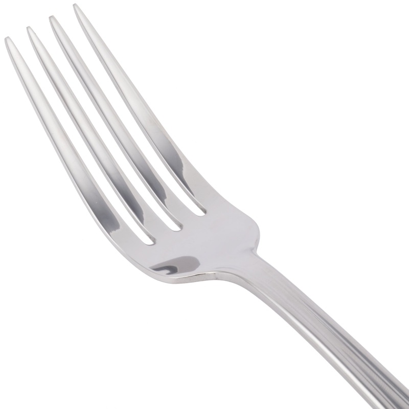 World Tableware 578 039 Fairfield 8 1/4″ 18/0 Stainless Steel Heavy Weight European Dinner Fork – 12/Pack