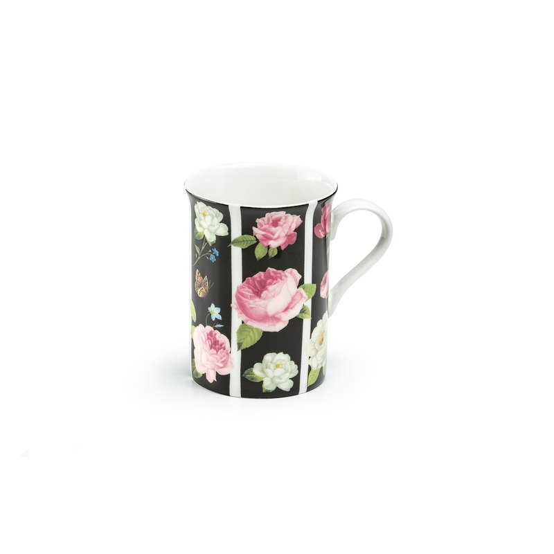 Blossom Lane Stripe Bone China Mug