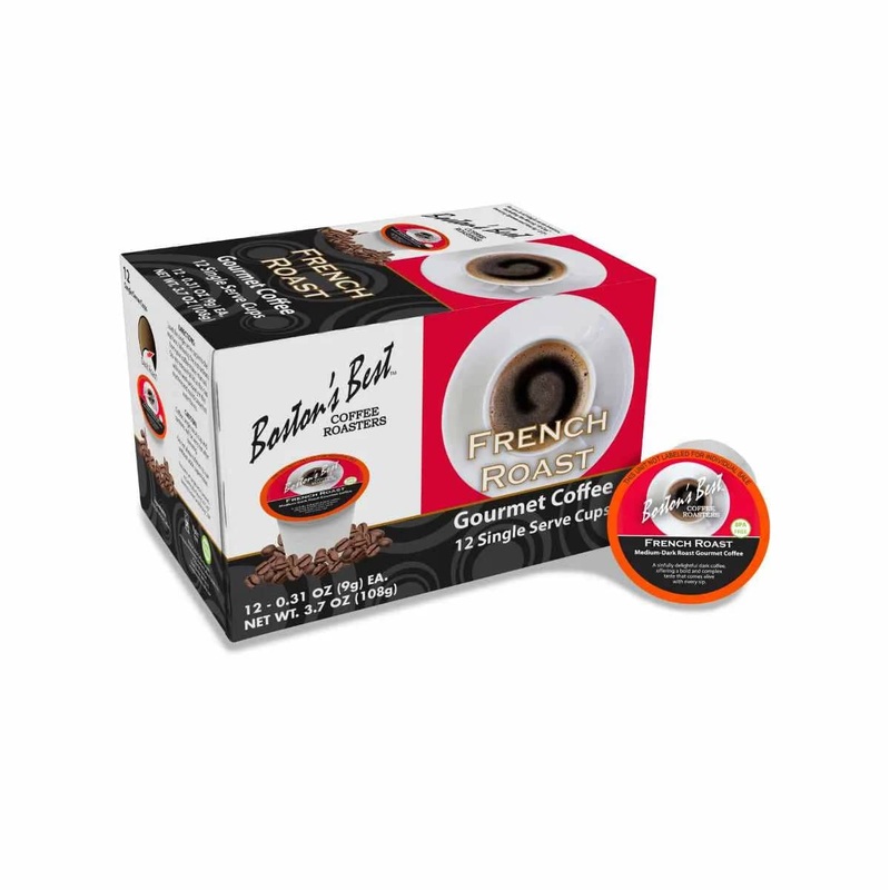 Boston’s Best French Roast Single-Serve Coffee Pods (Box of 12)