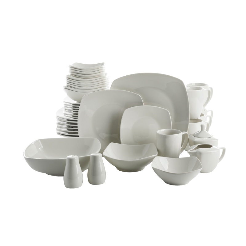 Gibson Home Zen Buffet 39-Piece Porcelain Expanded Dinnerware Set