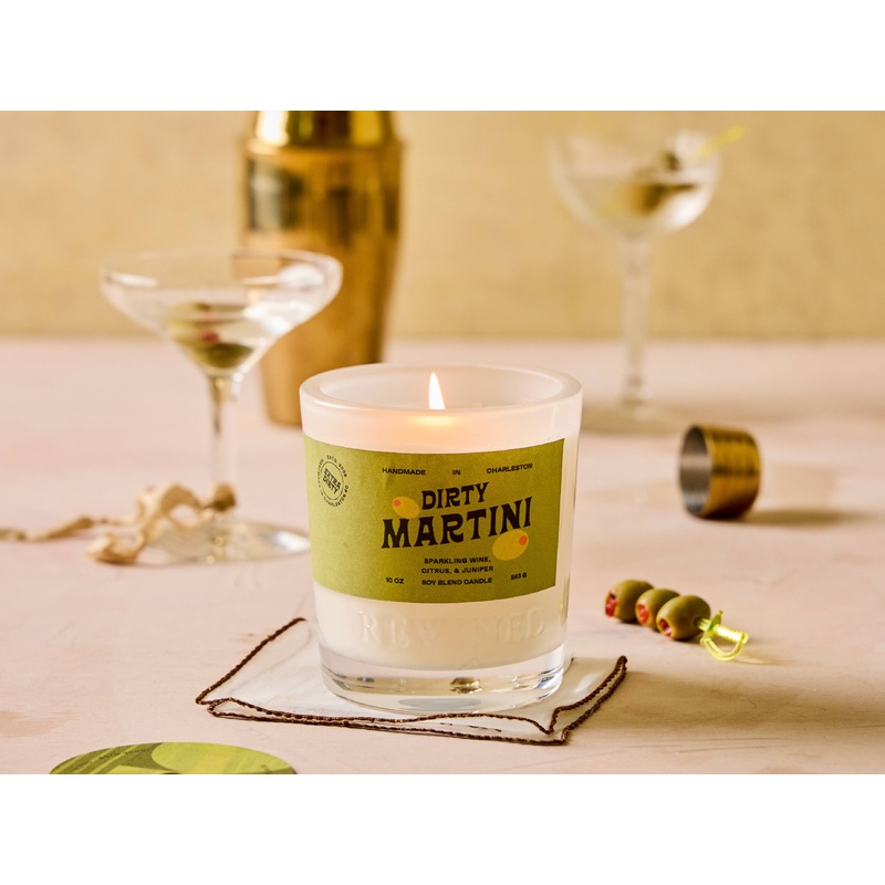 Rewined Dirty Martini Candle