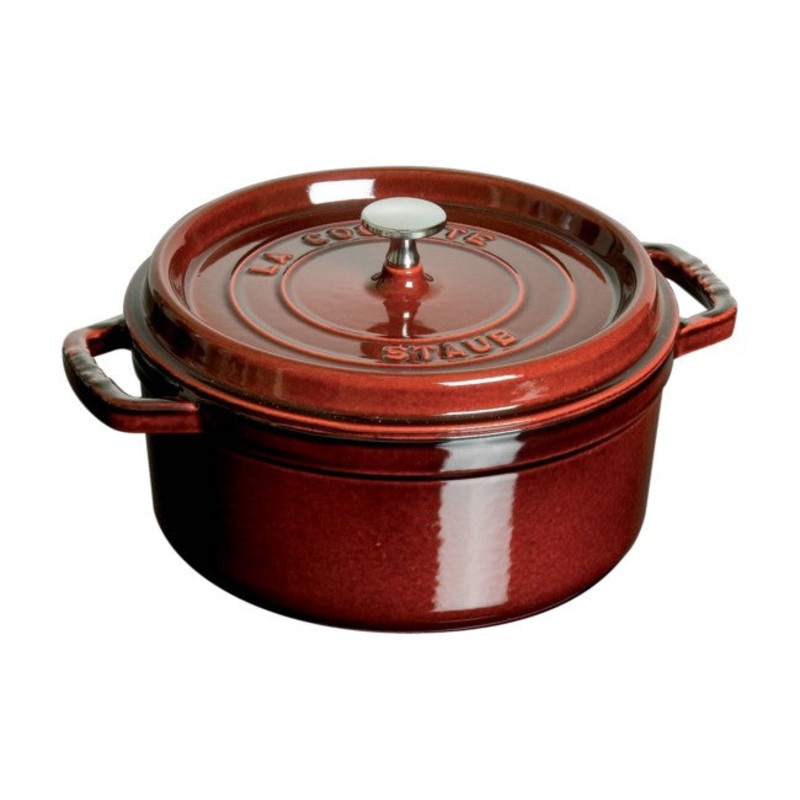Staub Round Cocotte – 9 Qt. – Grenadine