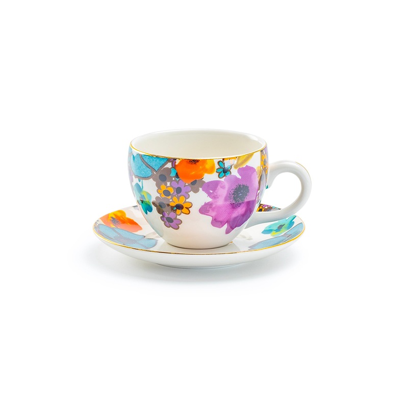 Meadow Joy Fine Porcelain Cup and Saucer