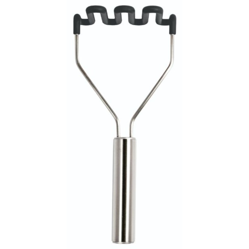 Silicone Potato Masher SS Handle Charcoal