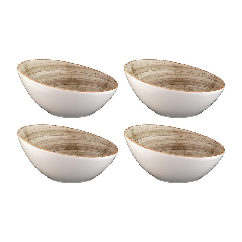 Terrain dia.3.25″ h:1.75″ 2 oz. Round Brown Porcelain Ramekin (Set of 4)