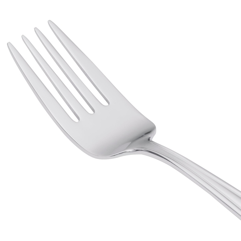 World Tableware 256 038 Cortland 6″ 18/0 Stainless Steel Heavy Weight Salad Fork – 12/Pack