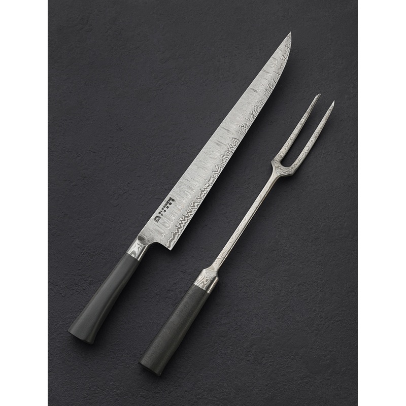 Blenheim Damascus Carving Set