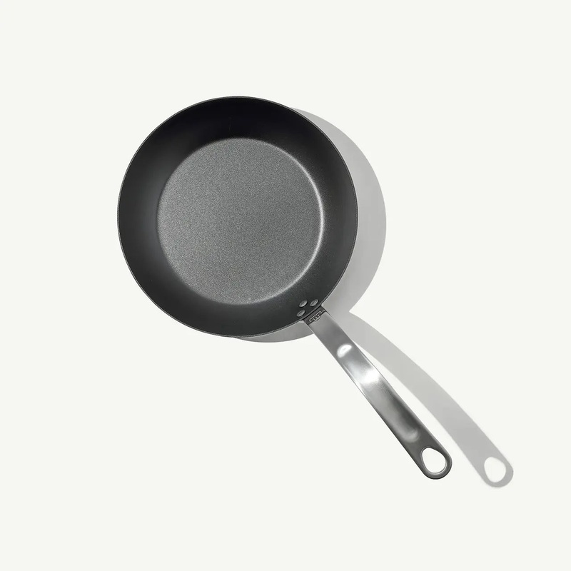 Blue Carbon Steel Frying Pan – 8″