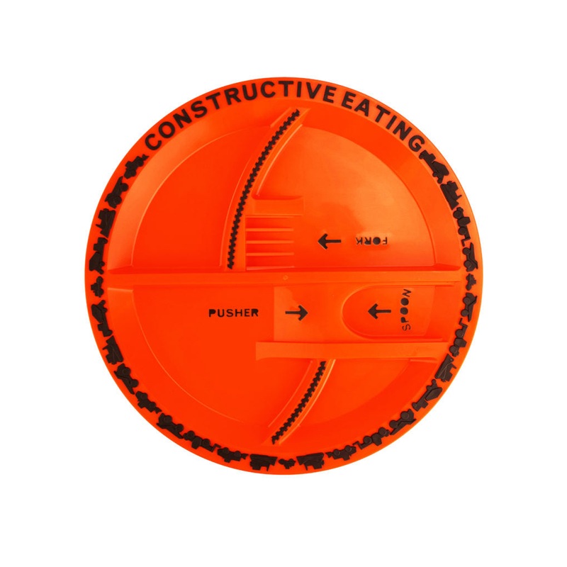 Constructive Eating Construction Plate