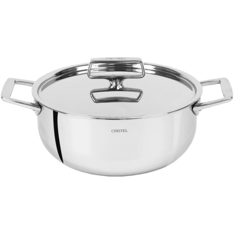 Cristel Castel’Pro Ultraply – 6 Qt. Stewpan w/Stainless Steel Lid