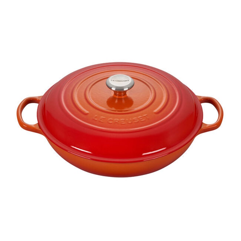 Le Creuset 5 Qt. Signature Braiser – Flame