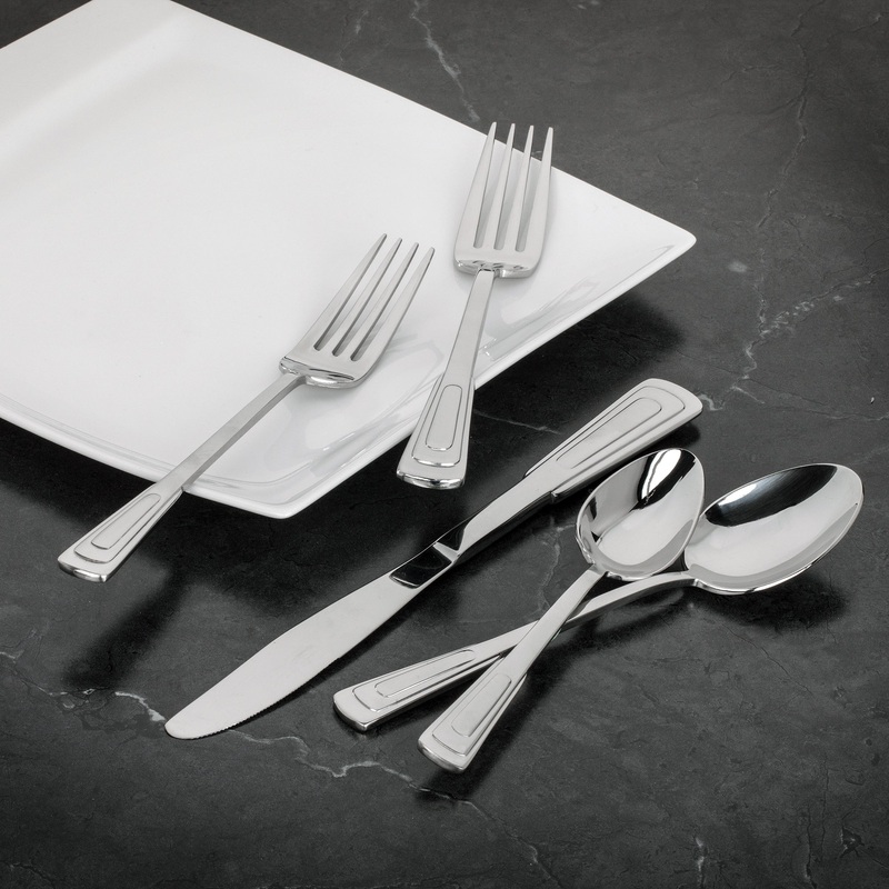 Walco 3105 Chanteclair 8″ 18/10 Stainless Steel Extra Heavy Weight Dinner Fork – 12/Pack