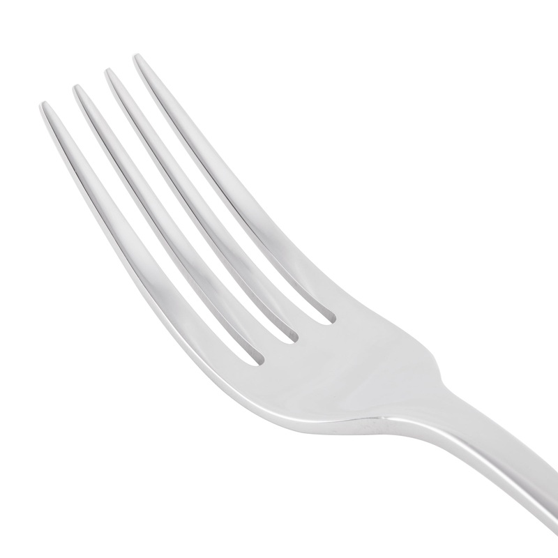 World Tableware 929 038 Quartet 7 1/4″ 18/8 Stainless Steel Extra Heavy Weight Dessert / Salad Fork – 12/Pack