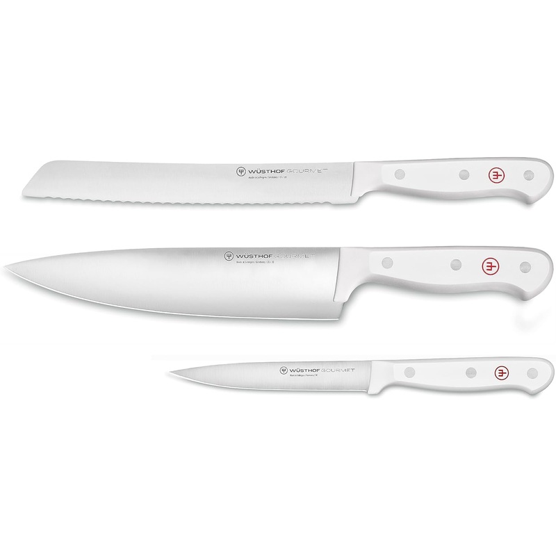 Wusthof Gourmet White – 3 Pc. Starter Knife Set