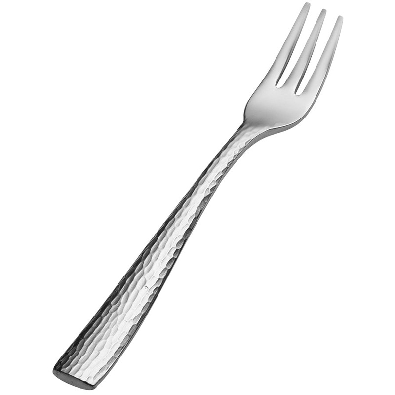 Bon Chef S3908 Scarlett 5 3/8″ 18/10 Stainless Steel Extra Heavy Oyster / Cocktail Fork – 12/Pack