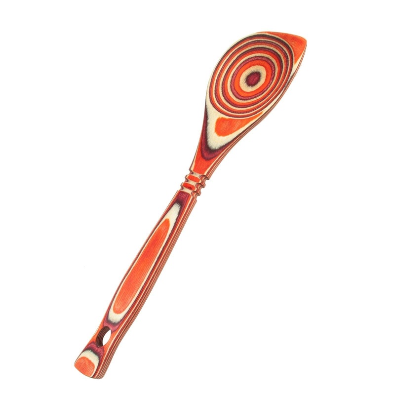 Island Bamboo Corner Spoon – Red