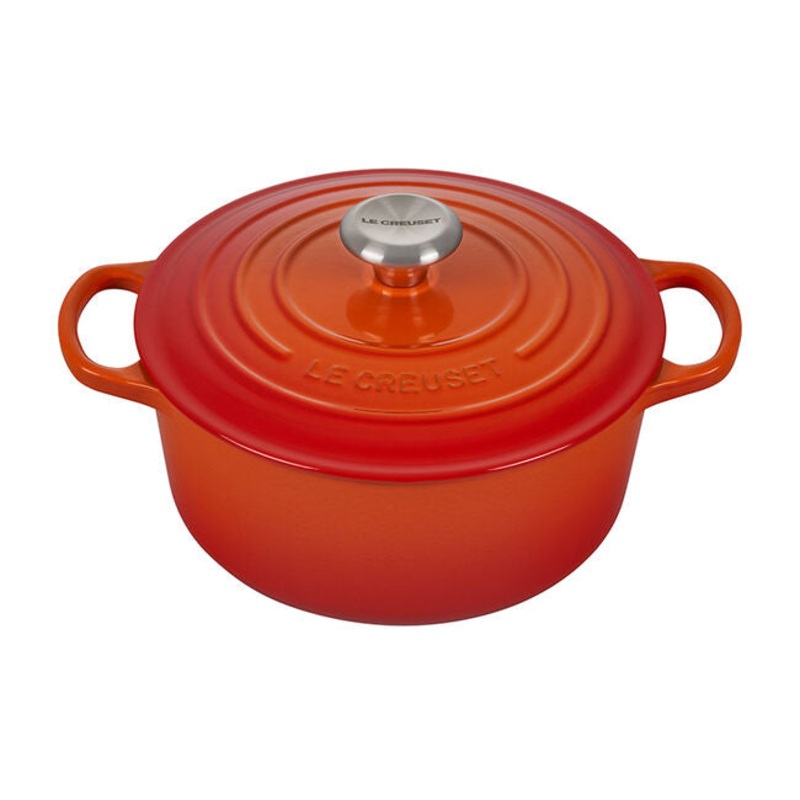 Le Creuset 4.5 Qt Signature Round Oven – Flame