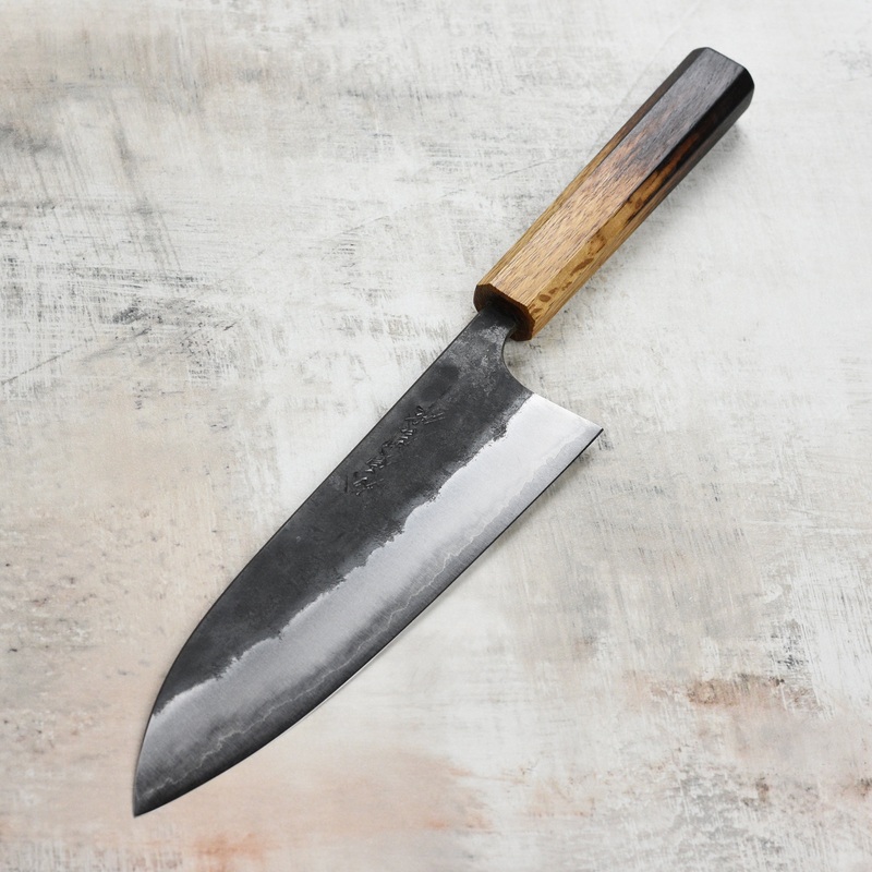 Matsubara Shirogami #1 Kurouchi Stainless Clad 8.25″ Gyuto