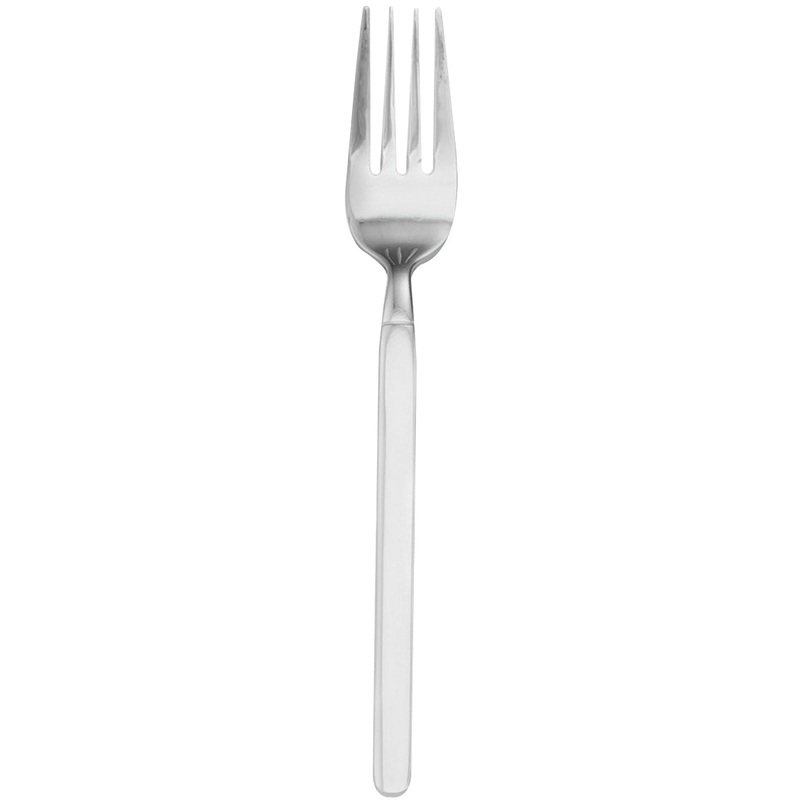Walco 2505 Vogue 7 5/8″ 18/10 Stainless Steel Extra Heavy Weight Dinner Fork – 12/Pack