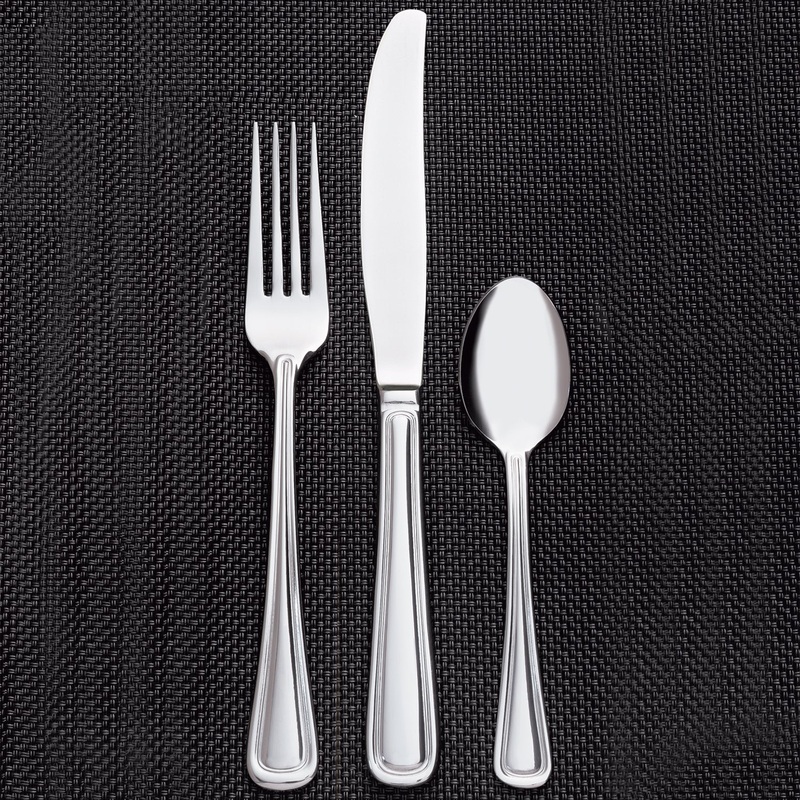 World Tableware 101 027 Classic Rim II 7 3/4″ 18/8 Stainless Steel Extra Heavy Weight Dinner Fork – 12/Pack