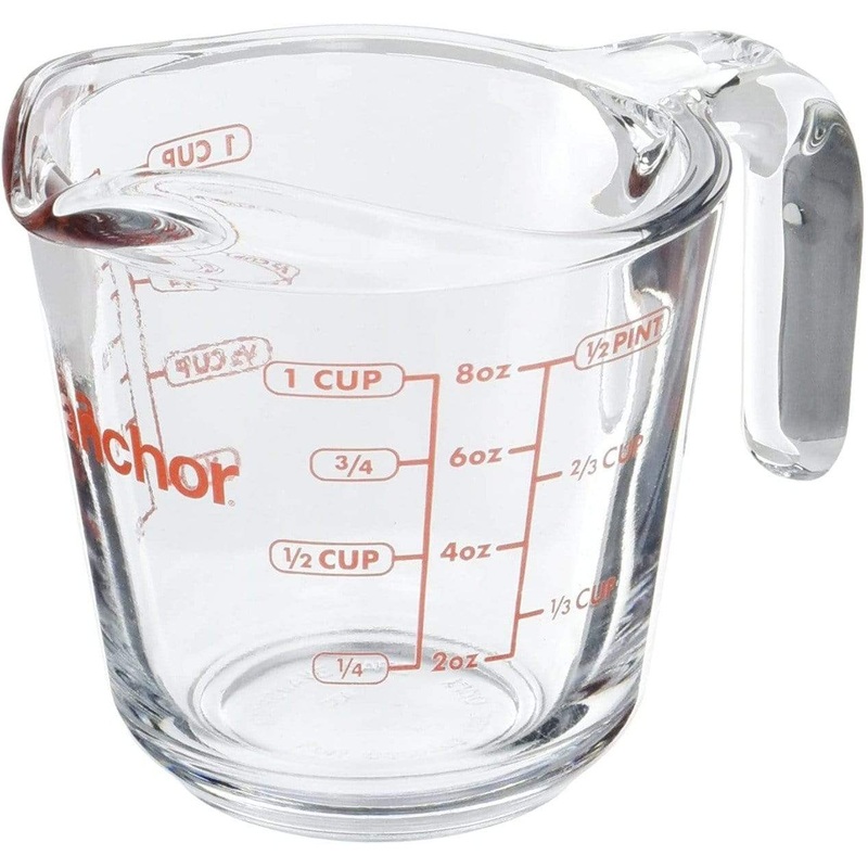Anchor Hocking Red 8oz Measuring Cup