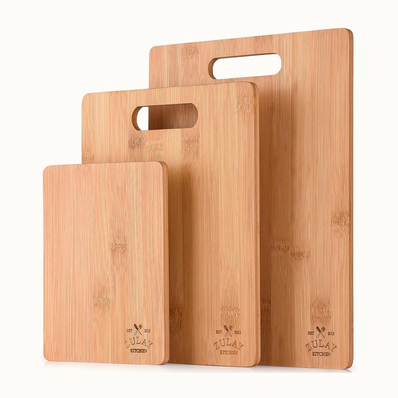 Bamboo Wooden Cutting Boards – 3 Assorted Sizes