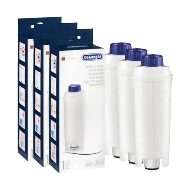 DeLonghi Water Filter for ECAM Type Espresso Machines (DLSC002) – 3 Pack