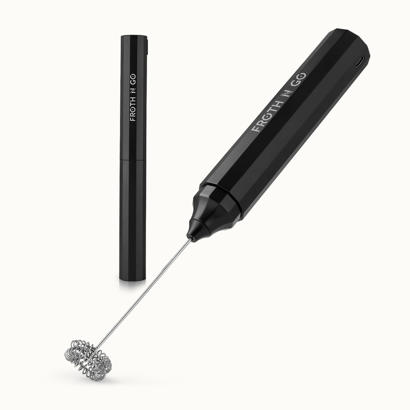 Froth N Go Rechargeable Milk Frother with Case