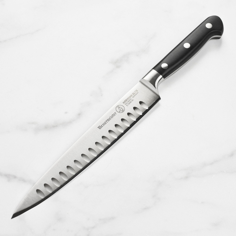 Messermeister Meridian Elite 8″ Hollow Edge Carving Knife