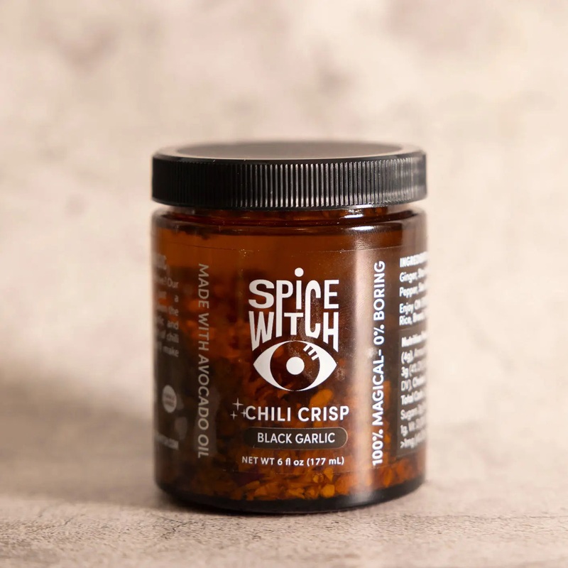 Spice Witch Chili Crisp Black Garlic, 6 oz.