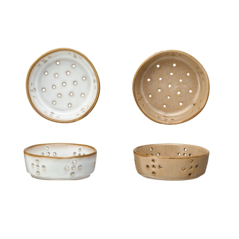 Stoneware Berry Bowl, 4″ 2 Colors