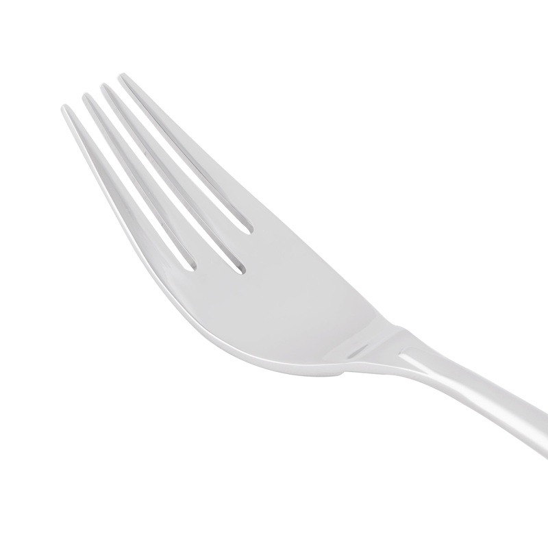 World Tableware 937 027 Slenda 8 1/4″ 18/8 Stainless Steel Extra Heavy Weight Dinner Fork – 12/Pack