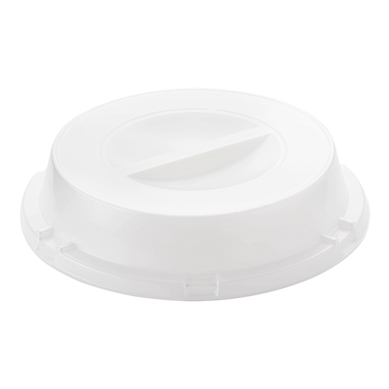 9″ Clear Round Plate Disposable HIPS Dome Short Lids