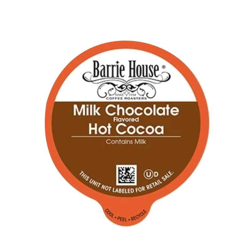 Barrie House Milk Chocolate Hot Cocoa Single-Serve Pods (Box of 24)