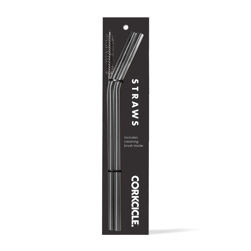 Corkcicle Tumbler Straws Gunmetal