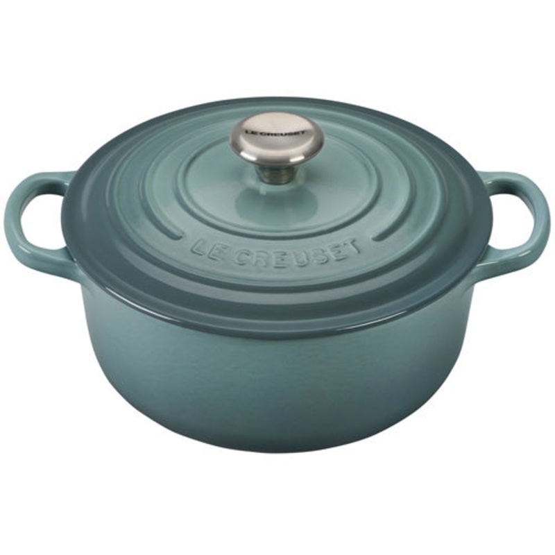 Le Creuset Signature Round Dutch Oven 5.5 qt – Sea Salt
